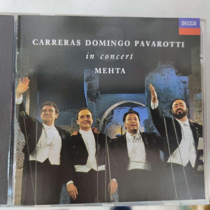 Carreras Domingo pavarotti in Concert - Mehta - ( BOX 2 )
