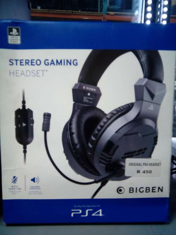 Playstation 4 stereo gaming headset