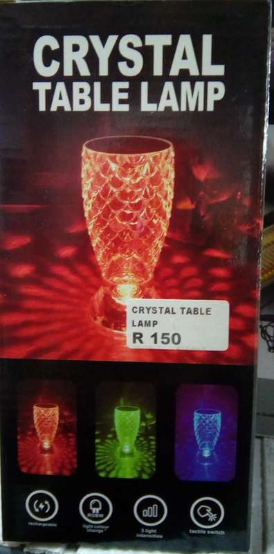 CRYSTAL TABLE LAMP