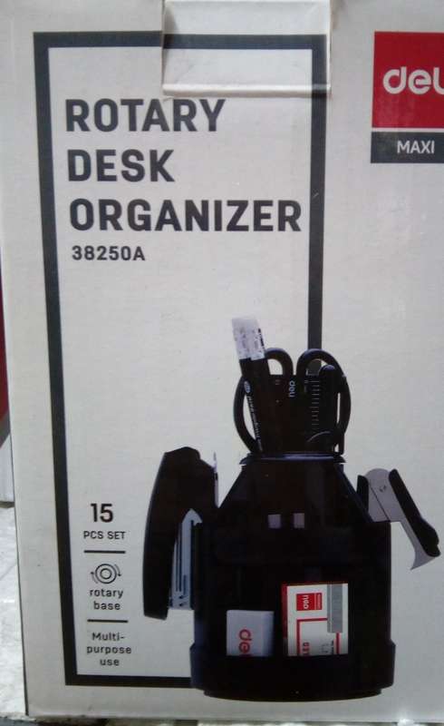 ROTARY DESK ORGANIZER