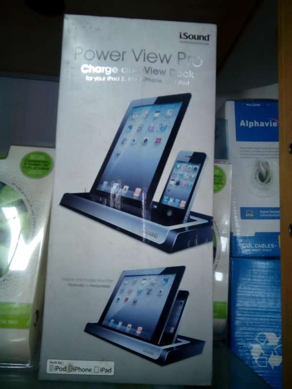 iSound Power View Pro charging dock for Apple