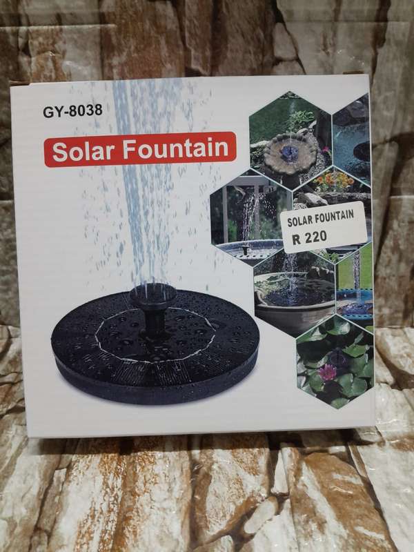 SOLAR FOUNTAIN GY-8038