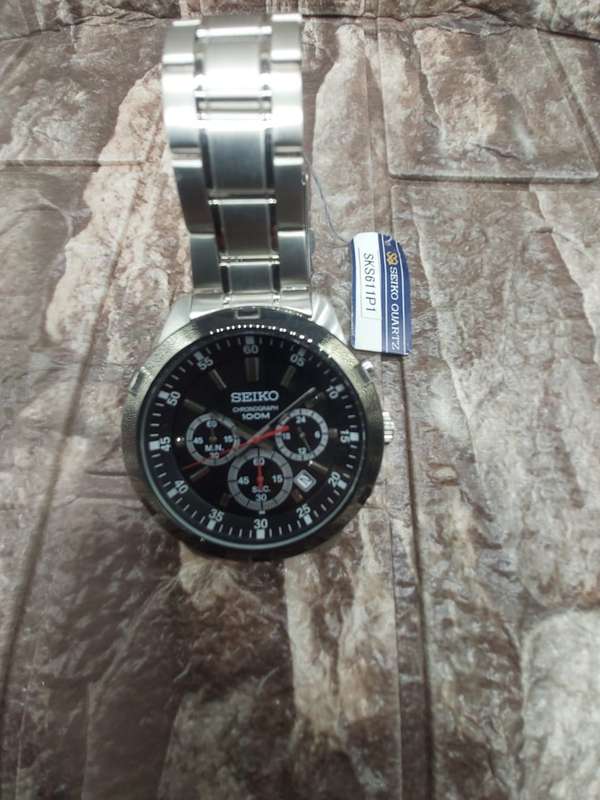 Seiko Analog BLACK Dial Men's Watch-SKS611P1--WATCH CASING