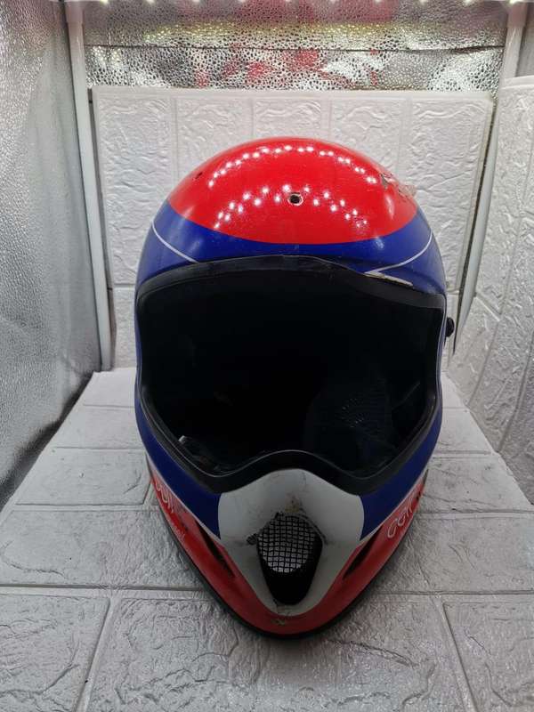 CASTROL MOTORBIKE HELMET RED