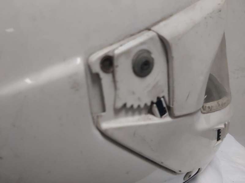 MOTORBIKE HELMET--IN NEED OF TLC --WHITE