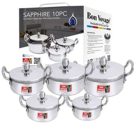 Bon Voyage Sapphire Cookware Set-10 Piece