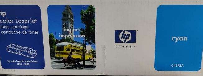 HP toner for color LJ 4500 cyan - C4192A