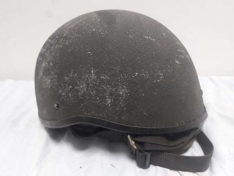 WEMBLY MOTORBIKE PASSENGER HELMET BLACK--TEXTURIZED