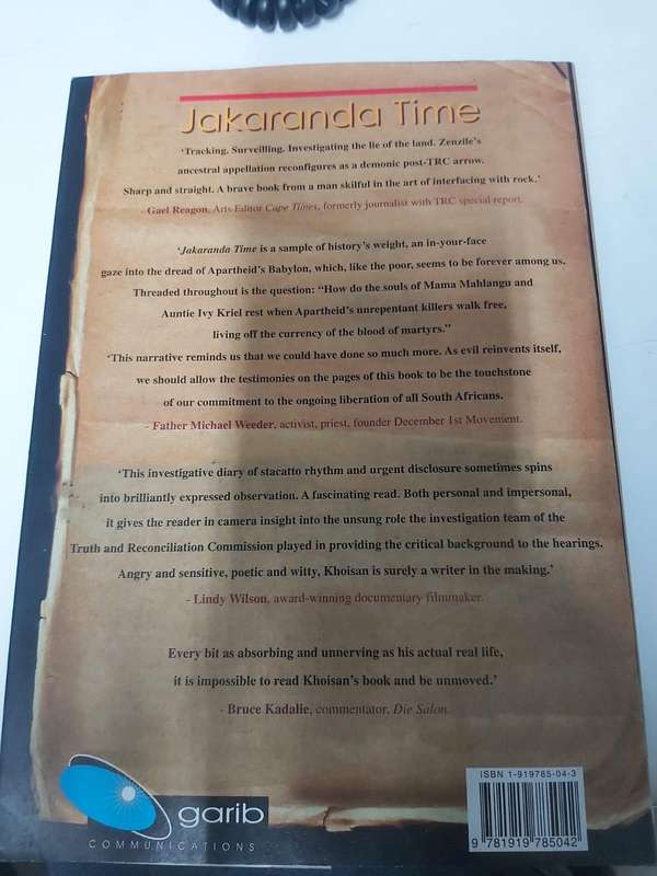 Jakaranda Time Zenzile Khoisan * Signed |Truth and Reconciliation Commission-LOT 20 BULK ORDER