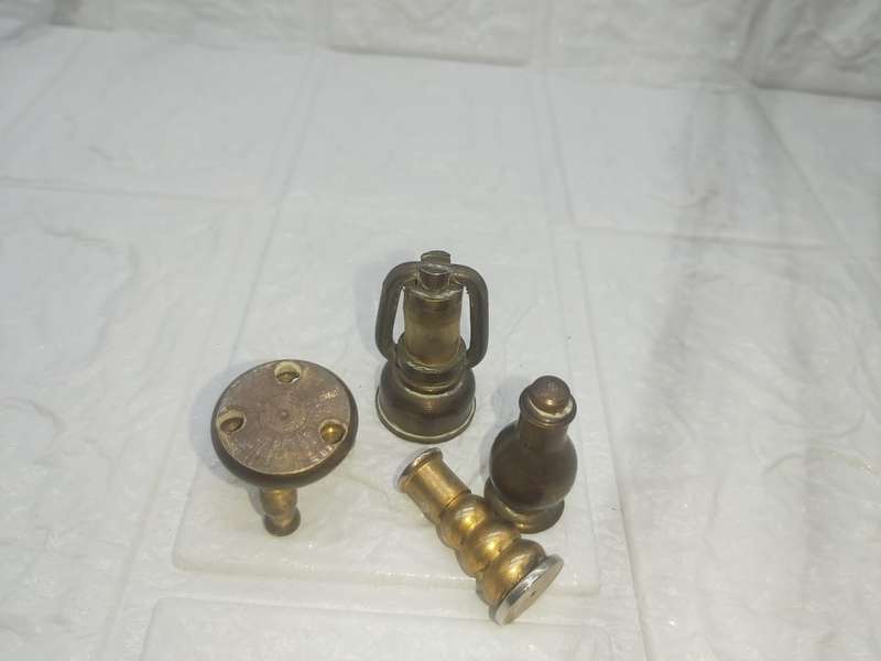 BRASS  TEMTATIONS 3CM ORNAMENTS ---REAL BRASS --COLLECTORS DREAM