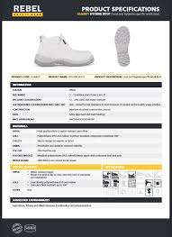 Rebel  Hygiene Safety Boot