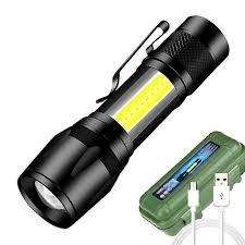 TACTICAL SECURITY TORCHES RECHARGEABLE WITH CABLE