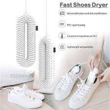 SHOE DRYER WITH FLEXIBLE RODS