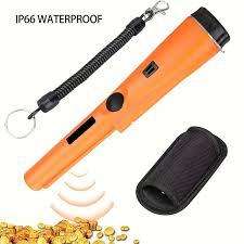Professional Handheld Metal Detector with LED Light and Bracelet