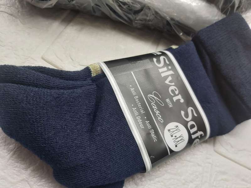 Silver Safe NAVY 2XL-XXL - Anti Bacterial Socks