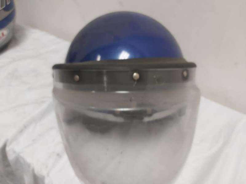 LAZER MOTORBIKE OR SPORT HELMET --METALIC BLUE