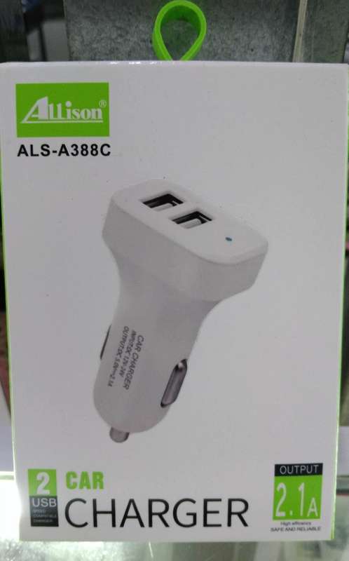 Allison ALS-A388C dual USB car charger