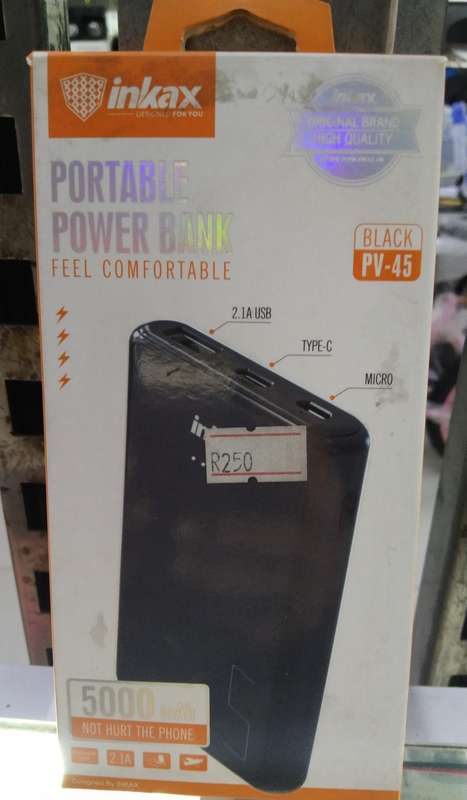 Inkax Portable Power Bank, model PV-45