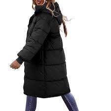 NATURAL  PUFFER JACKETS BLACK  XS- L