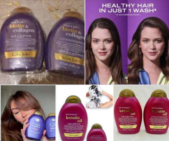 SHAMPOO AND CONDITIONER COMBO--BIOTIN COLLAGEN OR KERATIN