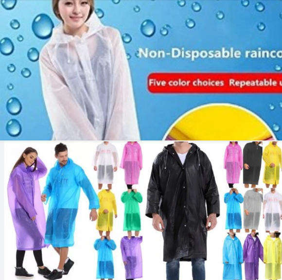 RAIN COAT ASSORTED COLORS