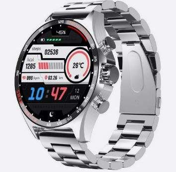 HZ6 - 1.58 Inch Full Screen Business + Sport Smart Watch - 3 X Straps