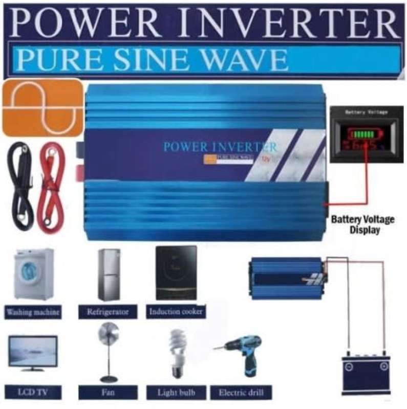 1500W Pure Sinewave Inverter 12V