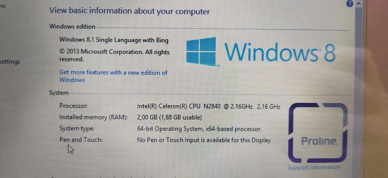 Proline Laptop