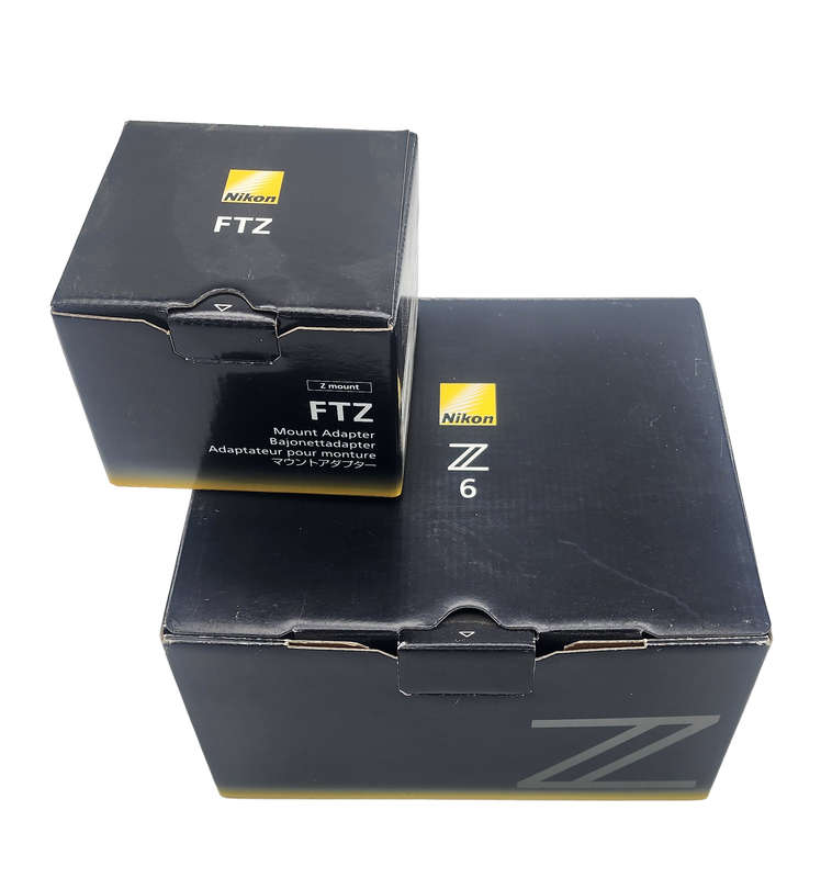 Nikon Z6 + FTZ adapter - pre-owned Shutter count less 18000.