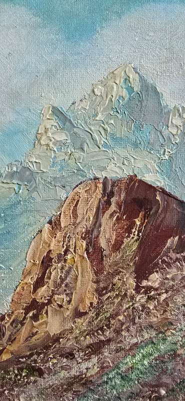 Painting by Jan Cronje, South African Art, Landscape Painting, Oil on Board, Original Artwork