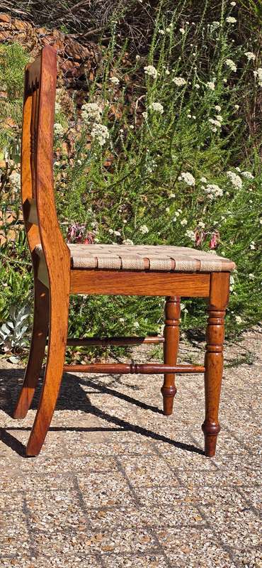 Kiaat dining Chairs in a Safari, Continental style