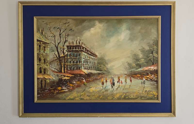Original Painting by D. Francis in oil on Canvas