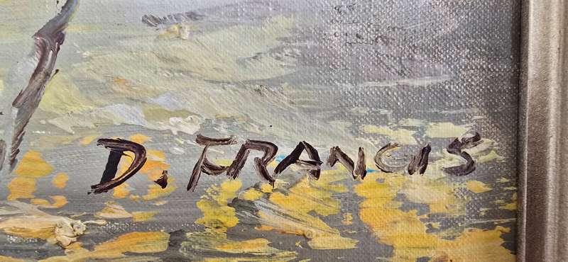 Original Painting by D. Francis in oil on Canvas