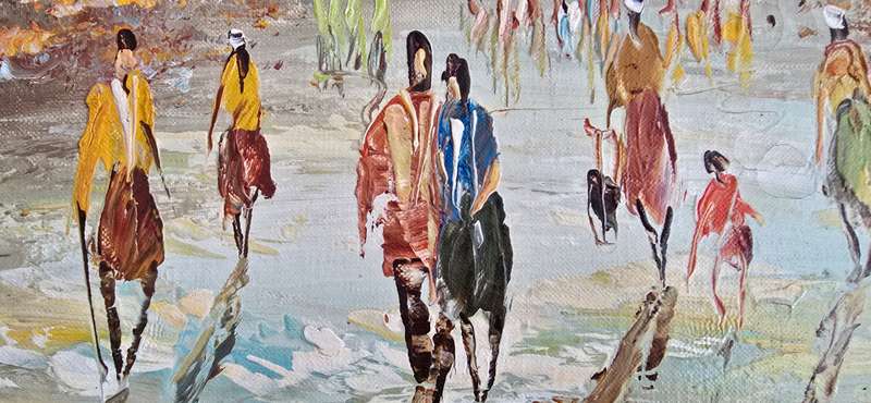 Original Painting by D. Francis in oil on Canvas