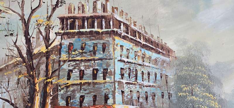 Original Painting by D. Francis in oil on Canvas