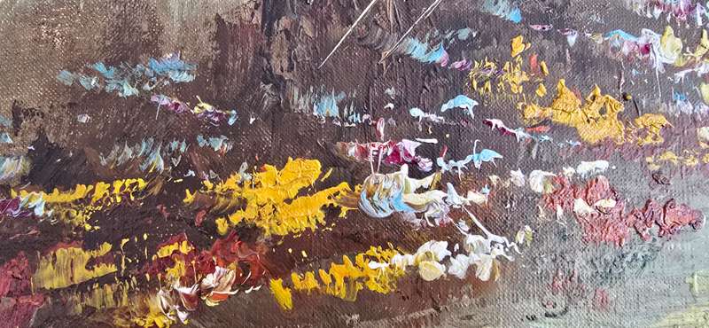 Original Painting by D. Francis in oil on Canvas