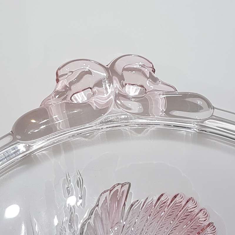 Original Mikasa Walther Crystal Serving Tray / Cake Plate / Platter from Germany