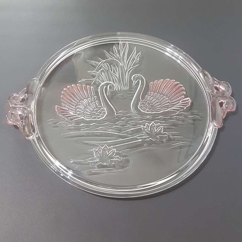 Original Mikasa Walther Crystal Serving Tray / Cake Plate / Platter from Germany