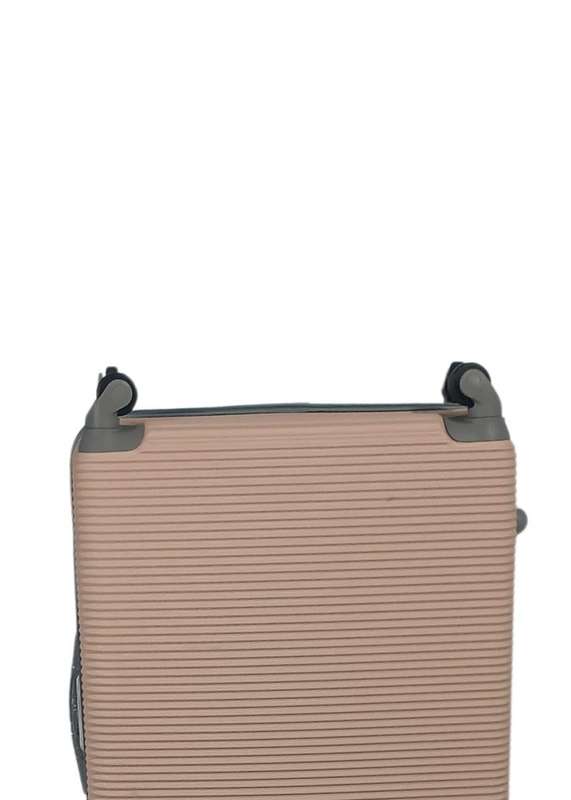 Premium Rose Gold Hard Shell 3-Piece Luggage Set with Spinner Wheels & Lightweight Travel