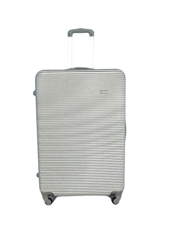 3-Piece Hard Shell Spinner Luggage SetSilverLightweight, Durable, Lockable, 360° Wheels SA Travel