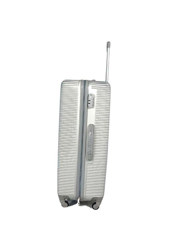 3-Piece Hard Shell Spinner Luggage SetSilverLightweight, Durable, Lockable, 360° Wheels SA Travel