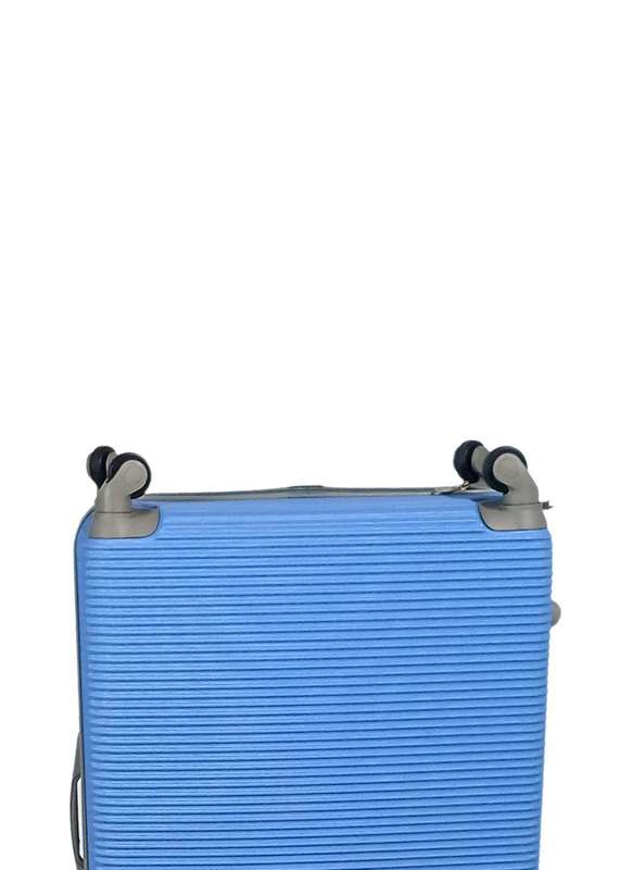 3-Piece Blue Hard Shell Luggage Set with Spinner Wheels & LockLightweight Travel Bags SA