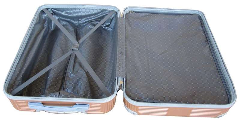 3-Piece Pink Spinner Luggage Set with Locks  Stylish Lightweight Travel Bags for South Africa