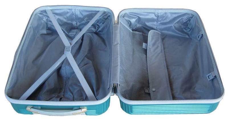 Premium ABS Hard-Shell 3-Piece Luggage SetSpinner Wheels, LocksGreen - SA Travel Ready