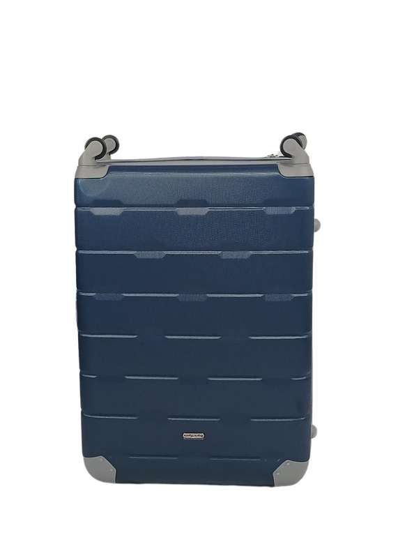 3-Piece Dark Blue Hard Shell Luggage Set with Spinner Wheels  Durable Travel Bags by BeginAgain