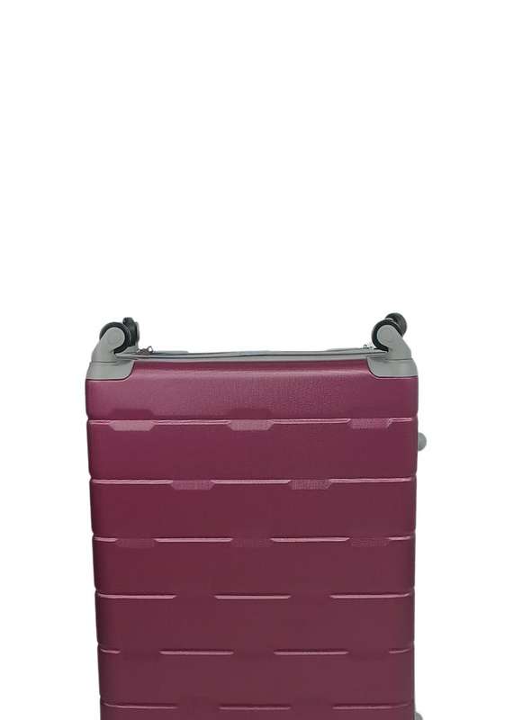 3-Piece Purple Hard Shell Luggage Set with Spinner Wheels & Locks  Durable Travel Cases for SA Trip