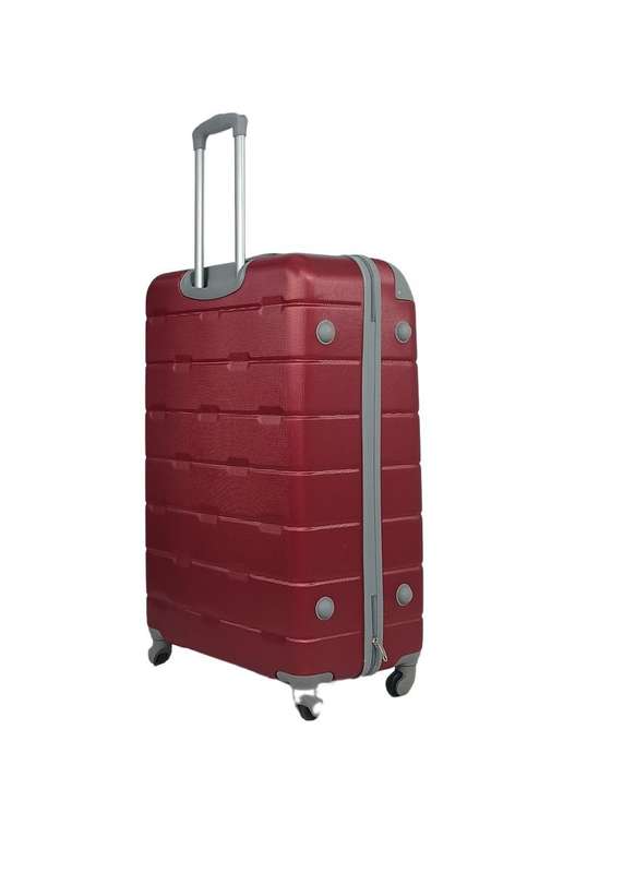 3-Piece Red Hard Shell Luggage Set with Spinner Wheels & Locks  Durable Travel Cases for SA Getaway