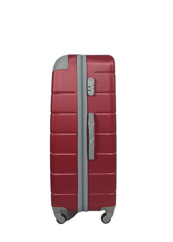 3-Piece Red Hard Shell Luggage Set with Spinner Wheels & Locks  Durable Travel Cases for SA Getaway
