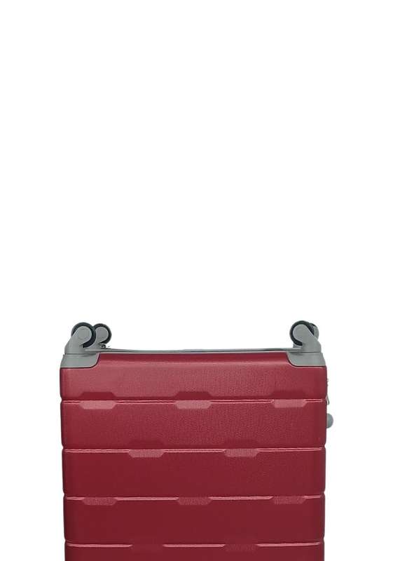 3-Piece Red Hard Shell Luggage Set with Spinner Wheels & Locks  Durable Travel Cases for SA Getaway