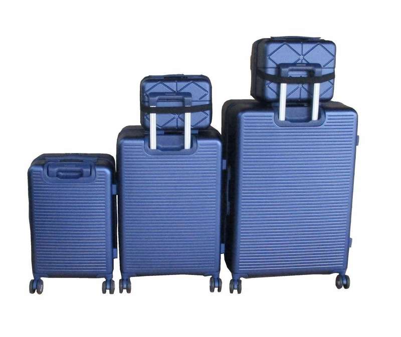 Blue 5-Piece Spinner Luggage Set with TSA Locks, Cosmetic Cases & Organizers  Travel Ready SA